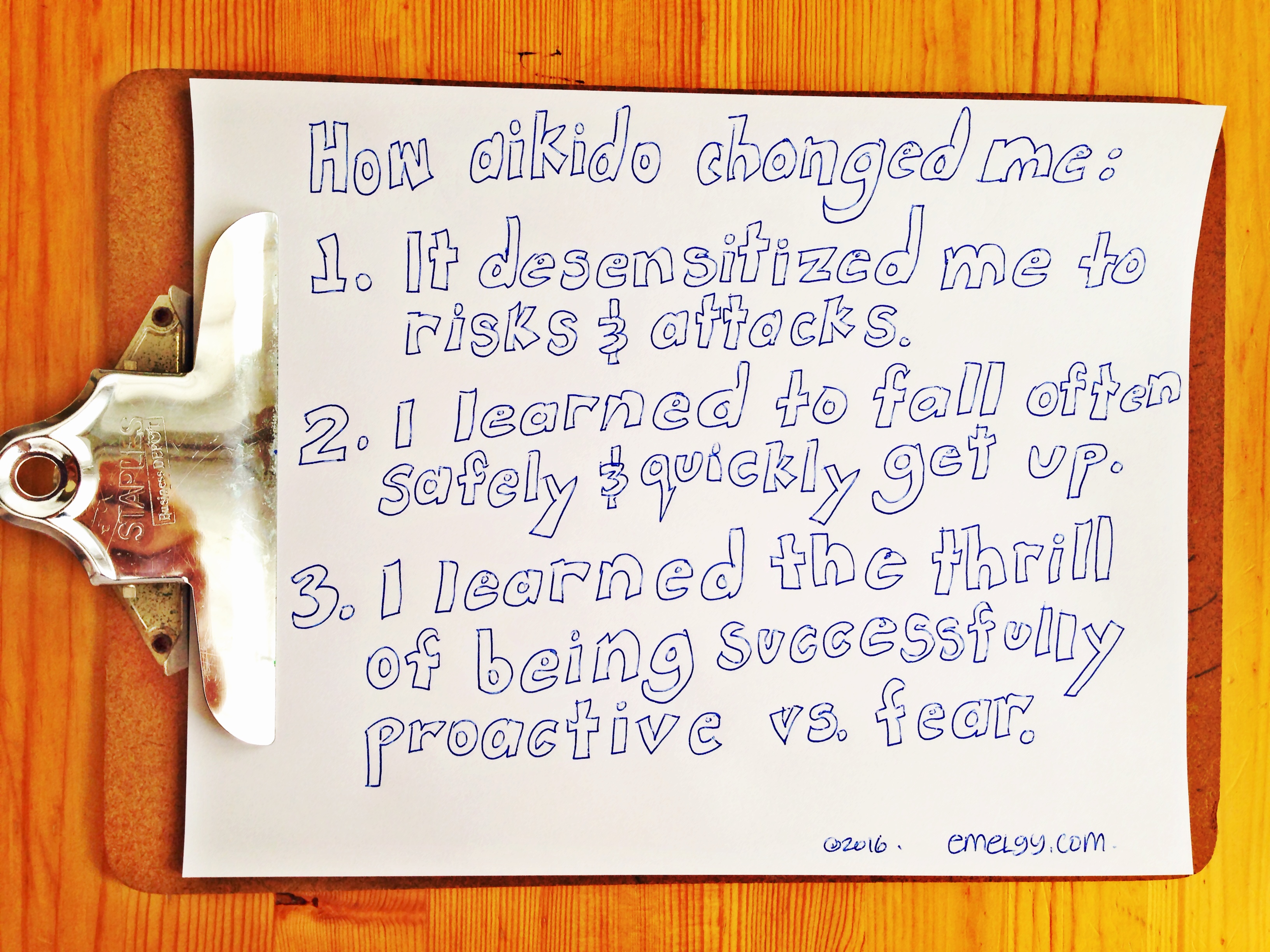 How martial arts have changed me. (Results may vary.) (Guest post