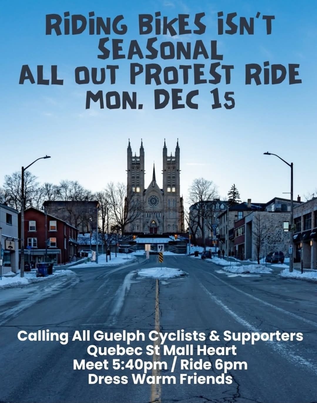 Protest bike ride in Guelph – FIT IS A FEMINIST ISSUE